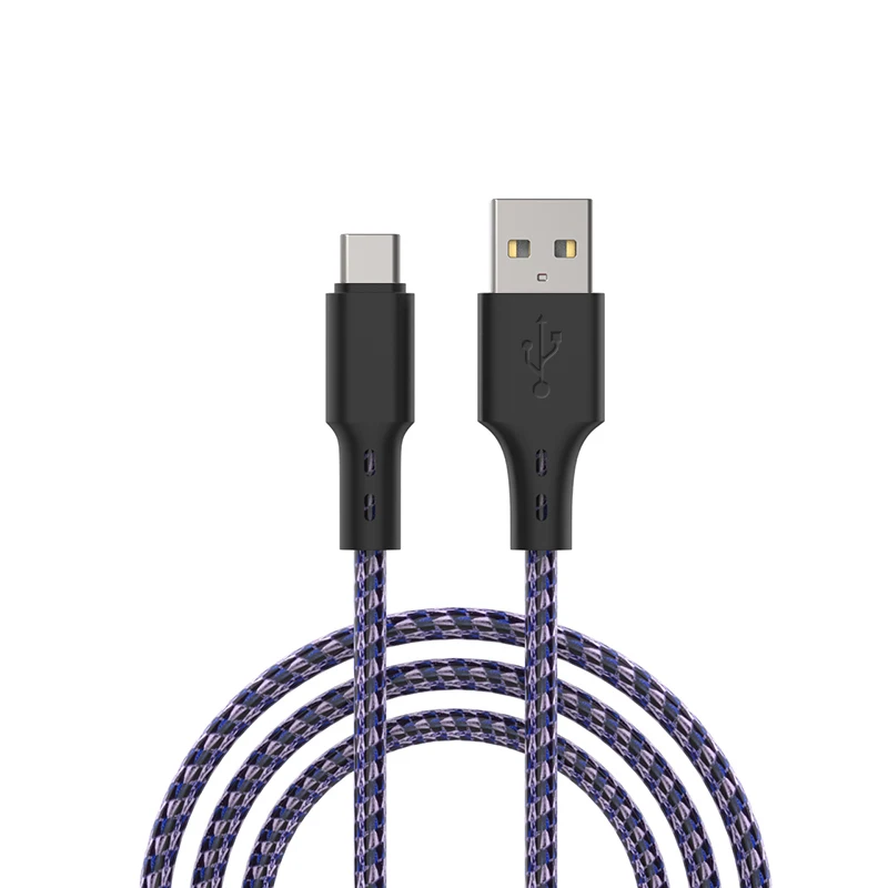 Schitec ISO9001 verified supplier 3ft 6ft 10ft fast charging durable braided type C cable USB wholesales