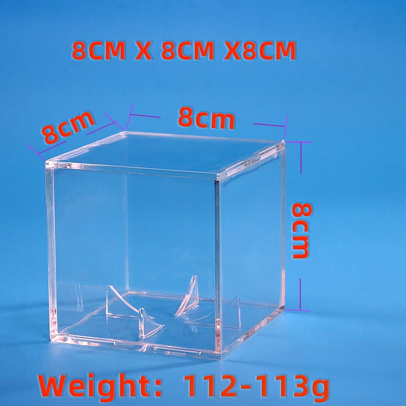 Clear Acrylic Baseball Collection and Display box Dust-proof moisture-proof decorative box