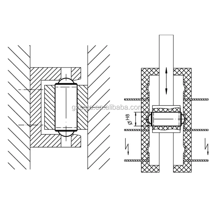 GN614.2 Spring Plungers with Double Ended/Sided Ball