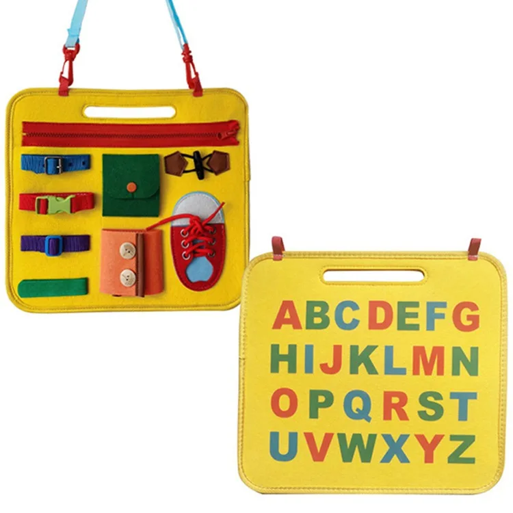 Sensory Special Education Alibaba Shark Travel Toddlers Push  Backbpack Travel Busy Board  For Autism Ahdh