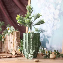 Hot Sale Cactus Figurines Flowerpot Handicarfs Planter Garden and outdoor Bonsia Flowerpot