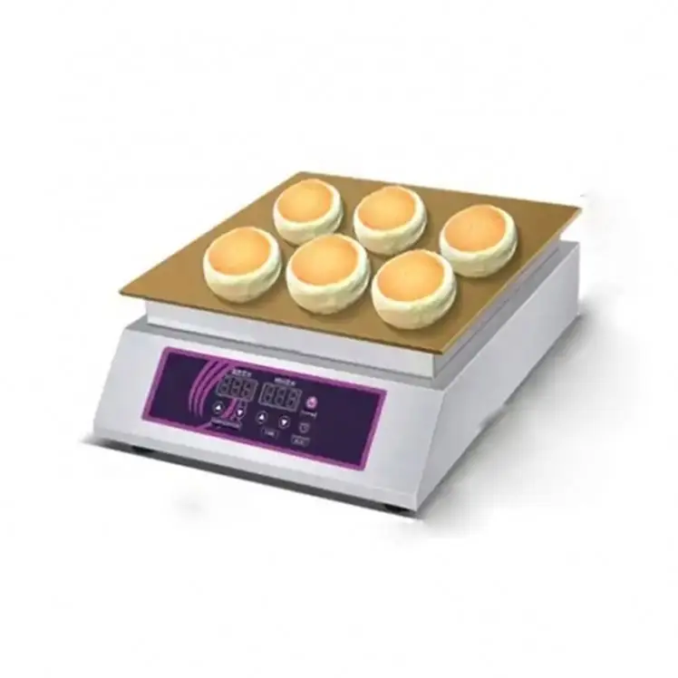 Waffle Souffle Pancake Machine Snack Machine Commercial Souffle Soft Cake Nonstick Copper Pancake Maker