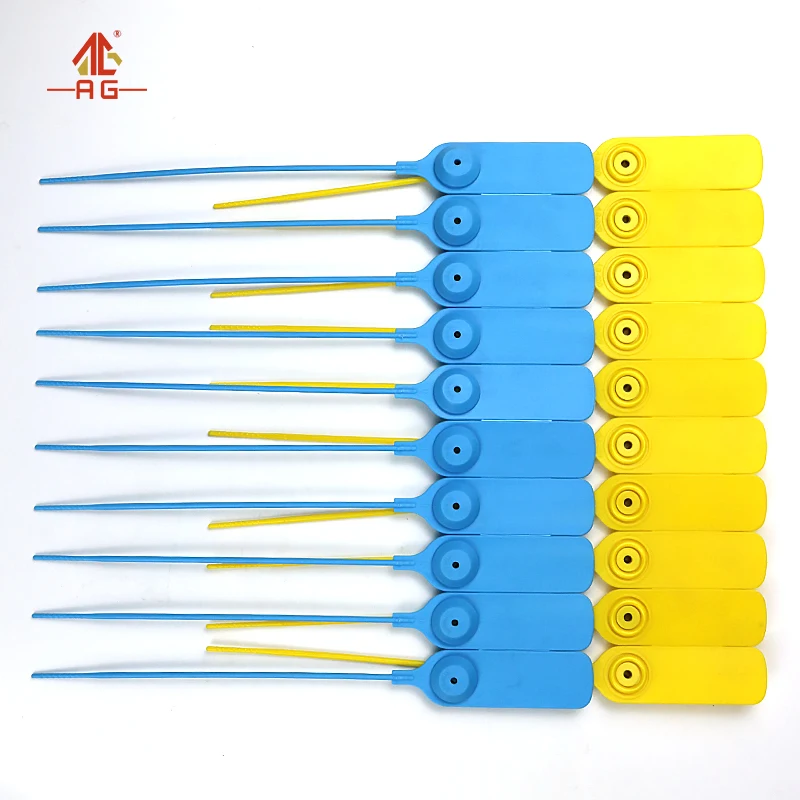 AG-K002 Indicative Seal Price Tag Security Plastic Pull Tight Seal for Trolleys
