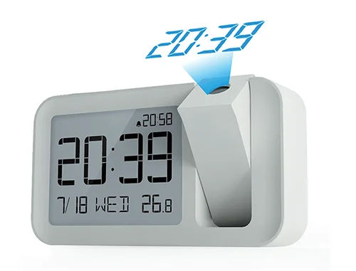 table projection alarm clock digital clock with 180 meteoro projection alarm clock