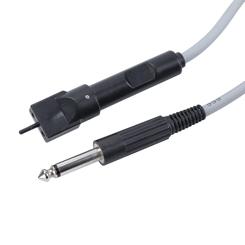 China Produce Reusable Bipolar Surgical Diathermy Plate Cable for Patient Plate Jack HIFI REM Connector