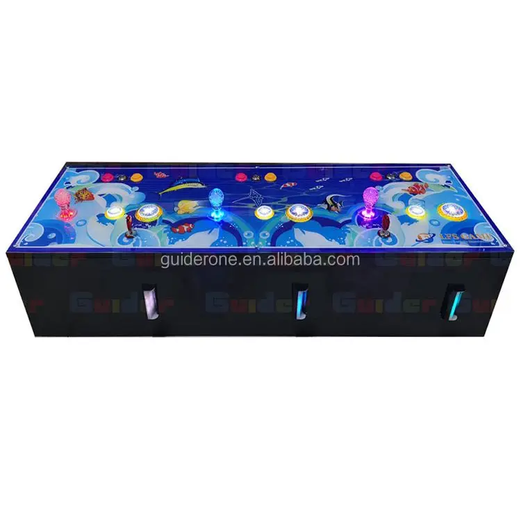 Newest Release Favorable Price Wooden Multi Player Fishing Video Game Machine
