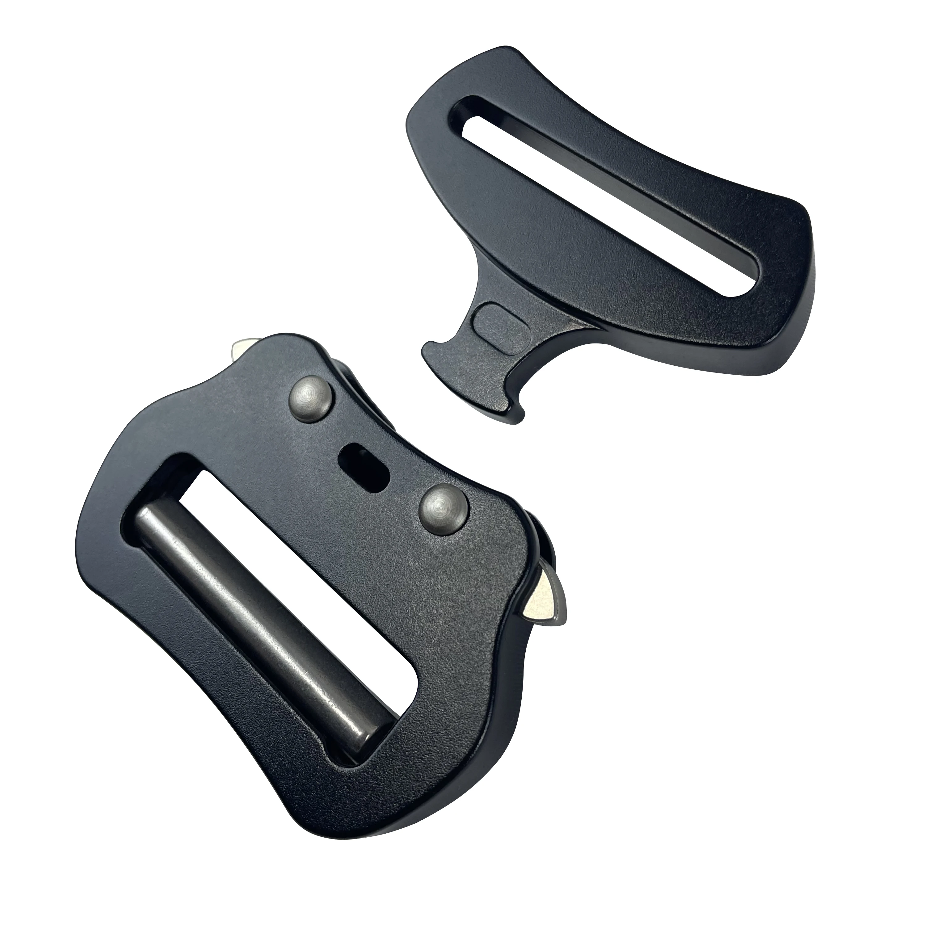 Aluminium Alloy Black 18KN ANSI Quick Release Buckle for Fall Protection Safety Harness