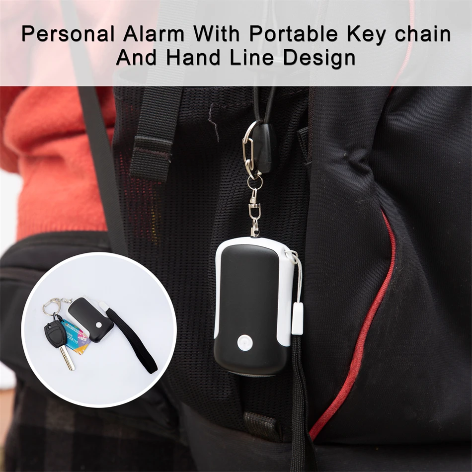 Self Defense Security Products Personal Keychain Alarm