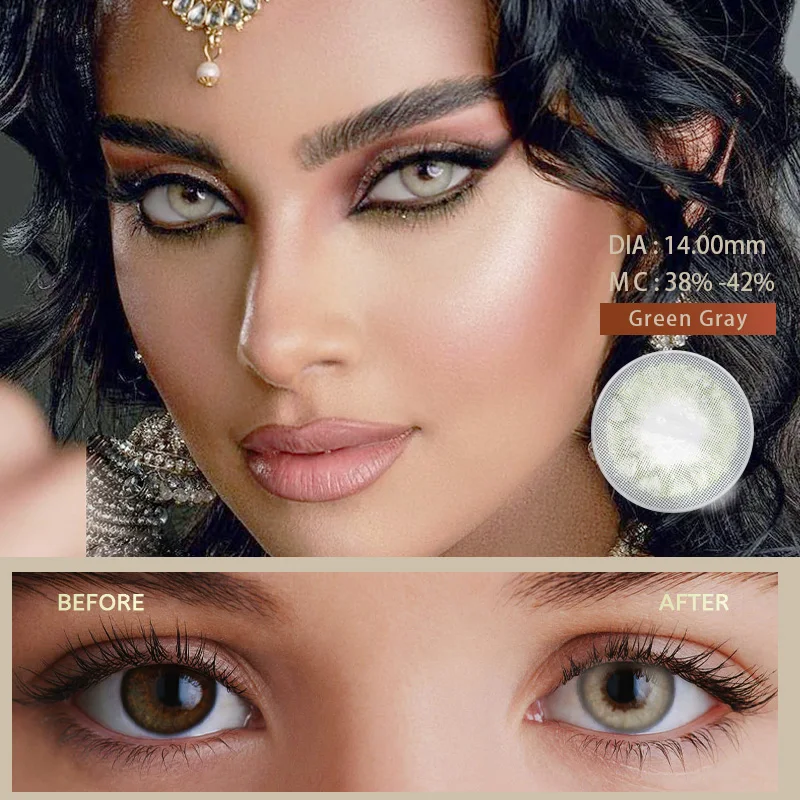 Diverse Beauty korean natural colored contact lenses contact lenses circle prescription soft eye contact lenses