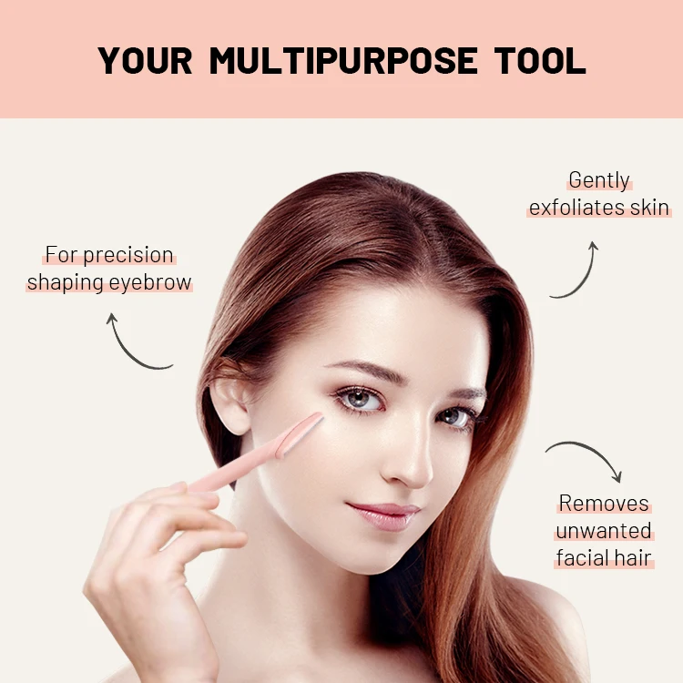 Face Knife Eyebrow Shaver Facial Hair Removal Dermaplane for Women Eyebrow Trimmer Dermaplaning Tool Eyebrow