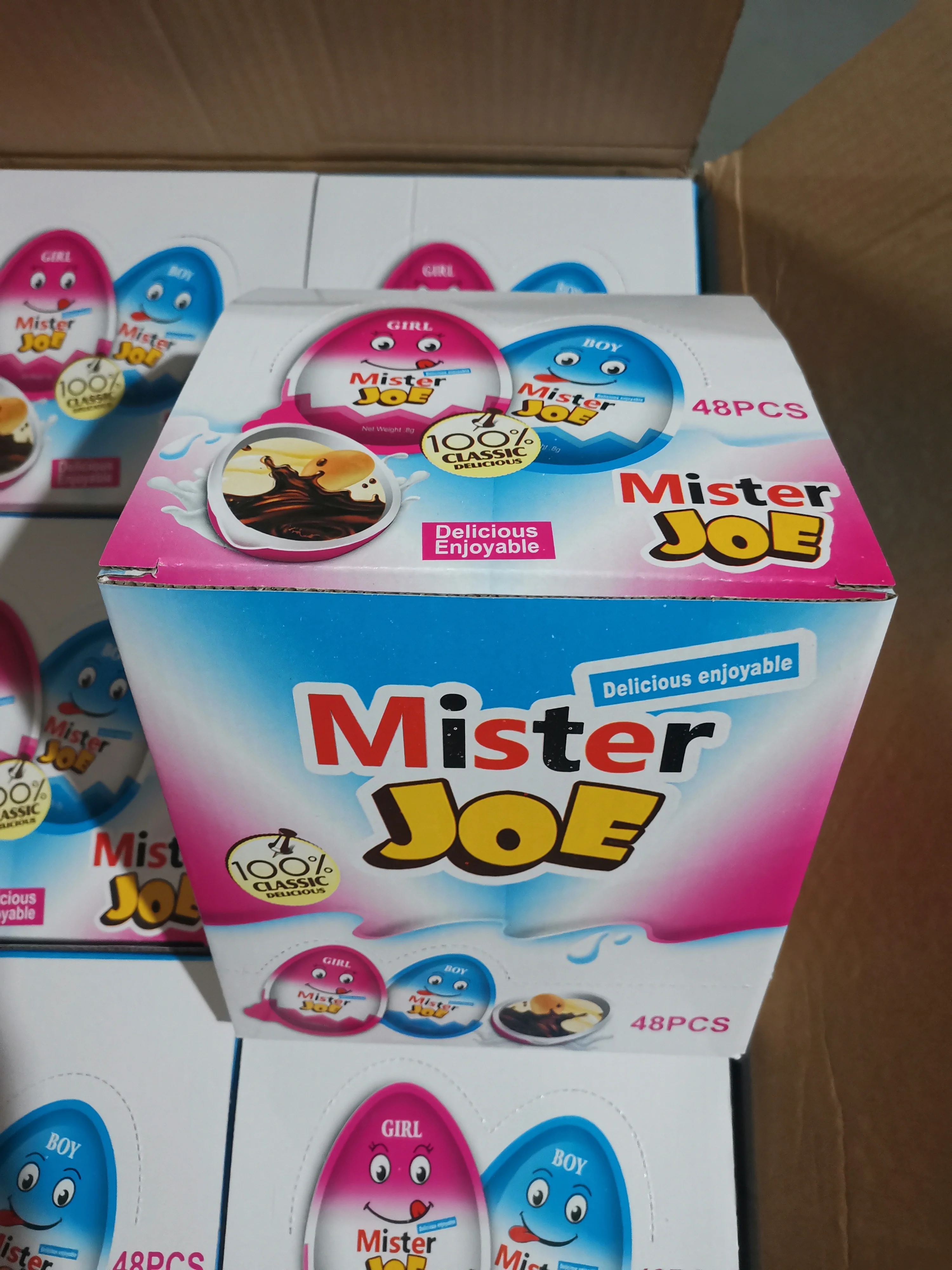 chocolate  egg with toys