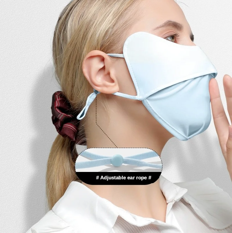 Sunscreen Ice Silk Facemasks Outdoor Sports Motorcycle Cycling Summer Face Mask