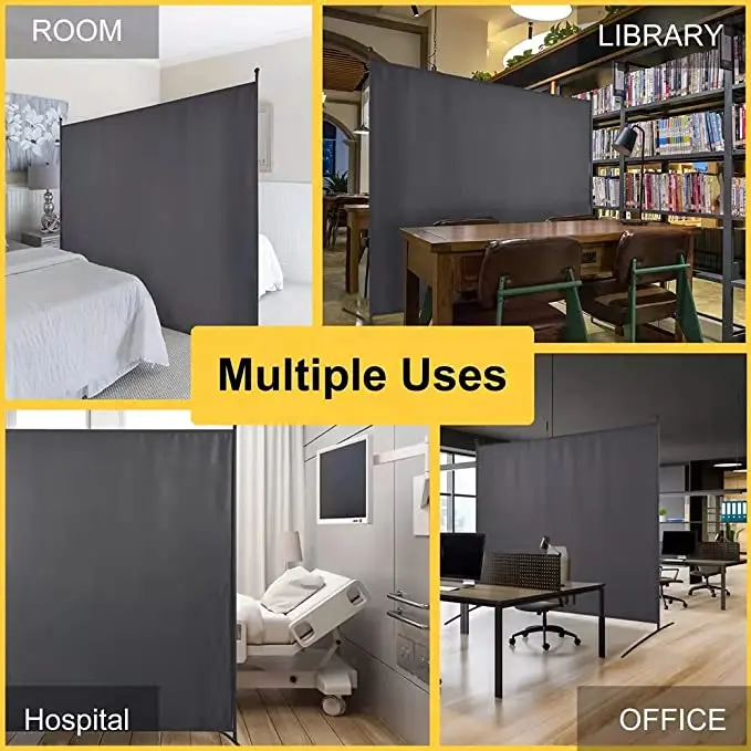 Portable Indoor Sound Absorbing Acoustic Wall Partition Freestanding Screen Divider Room Privacy Screens