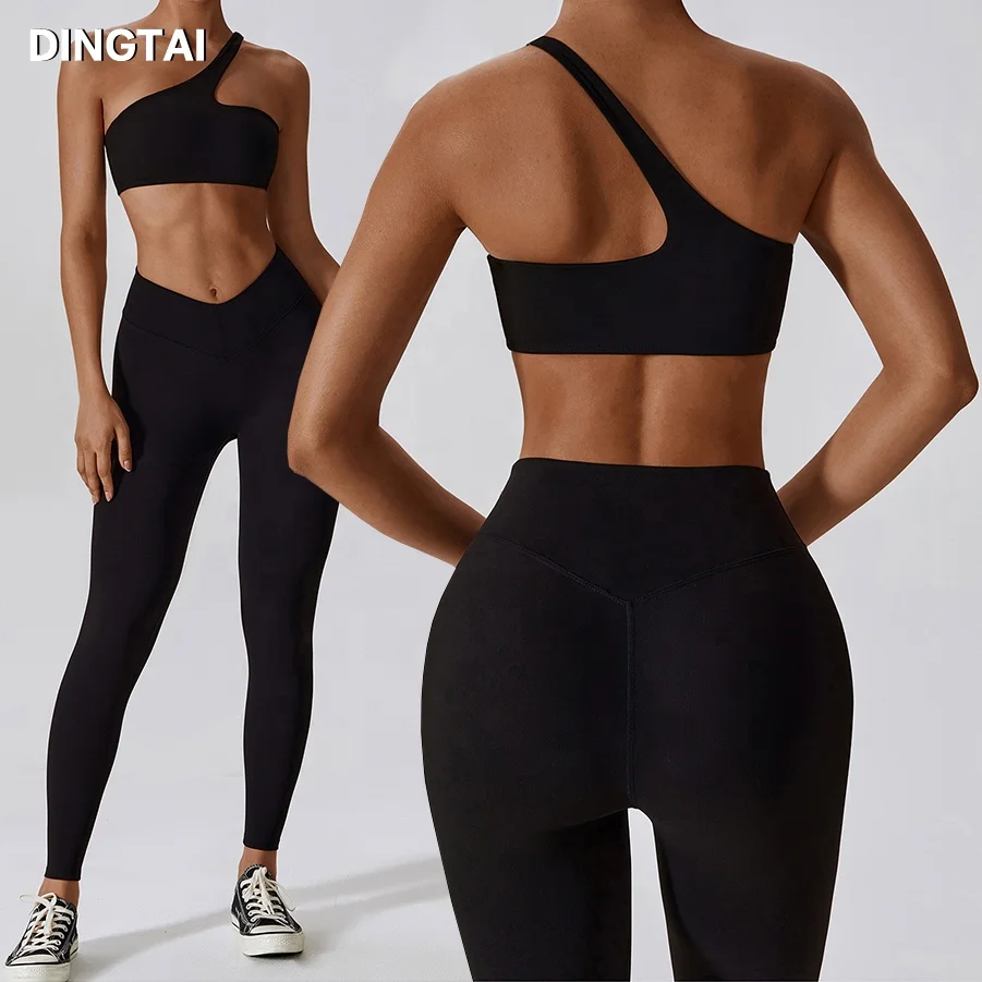 Dingtai High Quality Hot Sexy Girls Yoga Suit New Yoga Wear Workout Sportswear Gym Fitness Sets