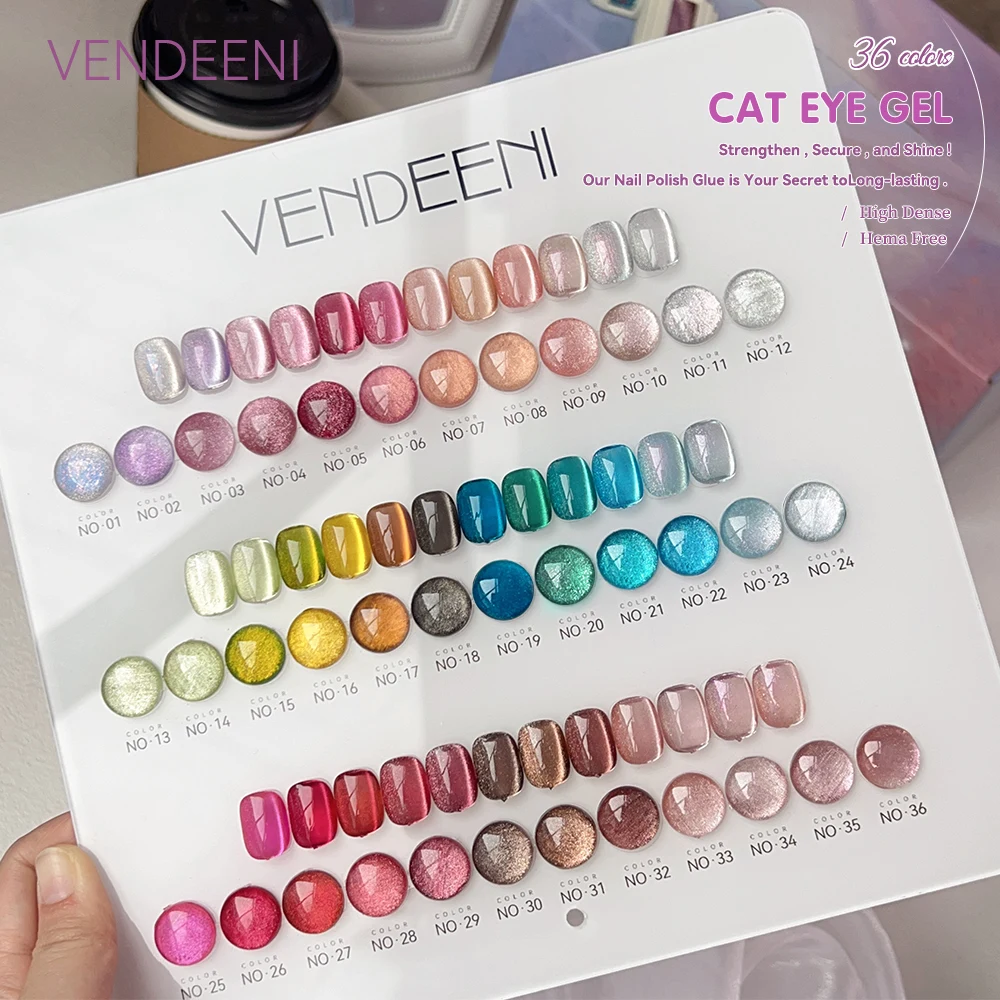 New style 15ml cat eye gel nail art hema free 36 colors gel nail polish set non toxic magnetic uv nail polish supplies