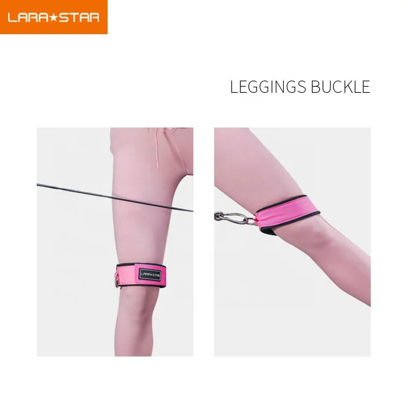 Ankle D-ring Strap Multi Gym Cable Attachment Thigh Leg Pulley Weight Lifting Pulley Strap Ankle Anchor Strap Belt Gym