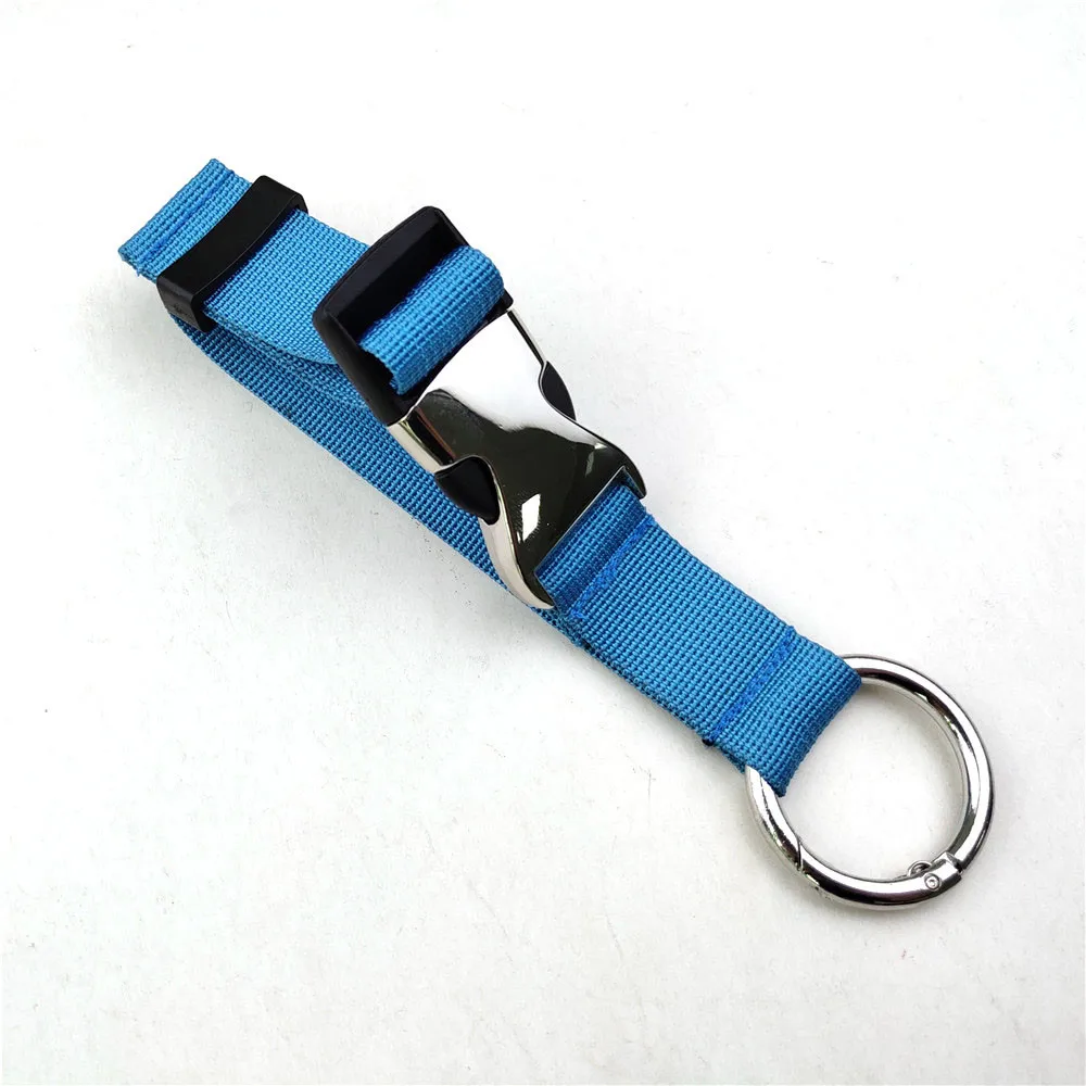 travel adjustable buckle suitcase belt nylon luggage strap with ring