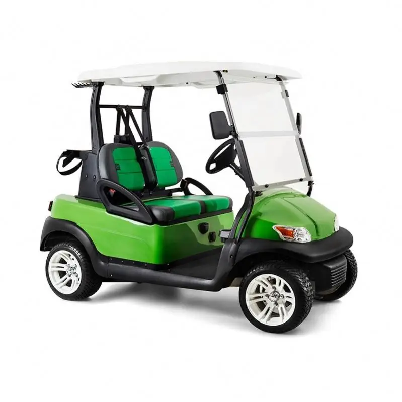 brand new sporty green 48V battery powered electric golf buggy electric cart mini cart