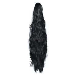 Synthetic High Temperature Fiber Hairpiece Curly Claw Ponytails Little Pony Tail Clip In Hair Extensions
