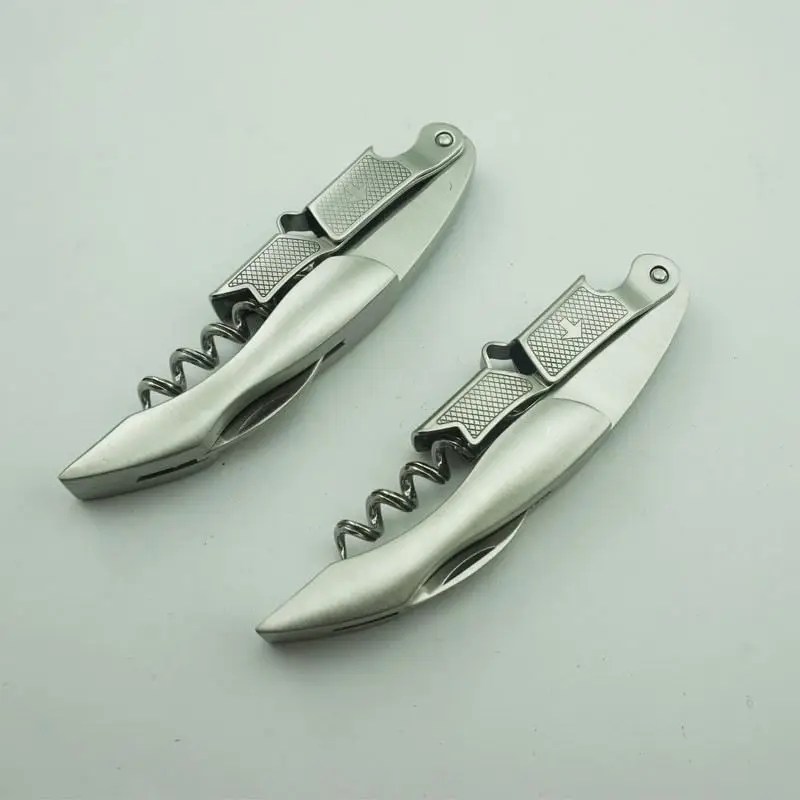 2019 customized logo bird shape manual ss 2cr13 classical bottle opener wine corkscrew