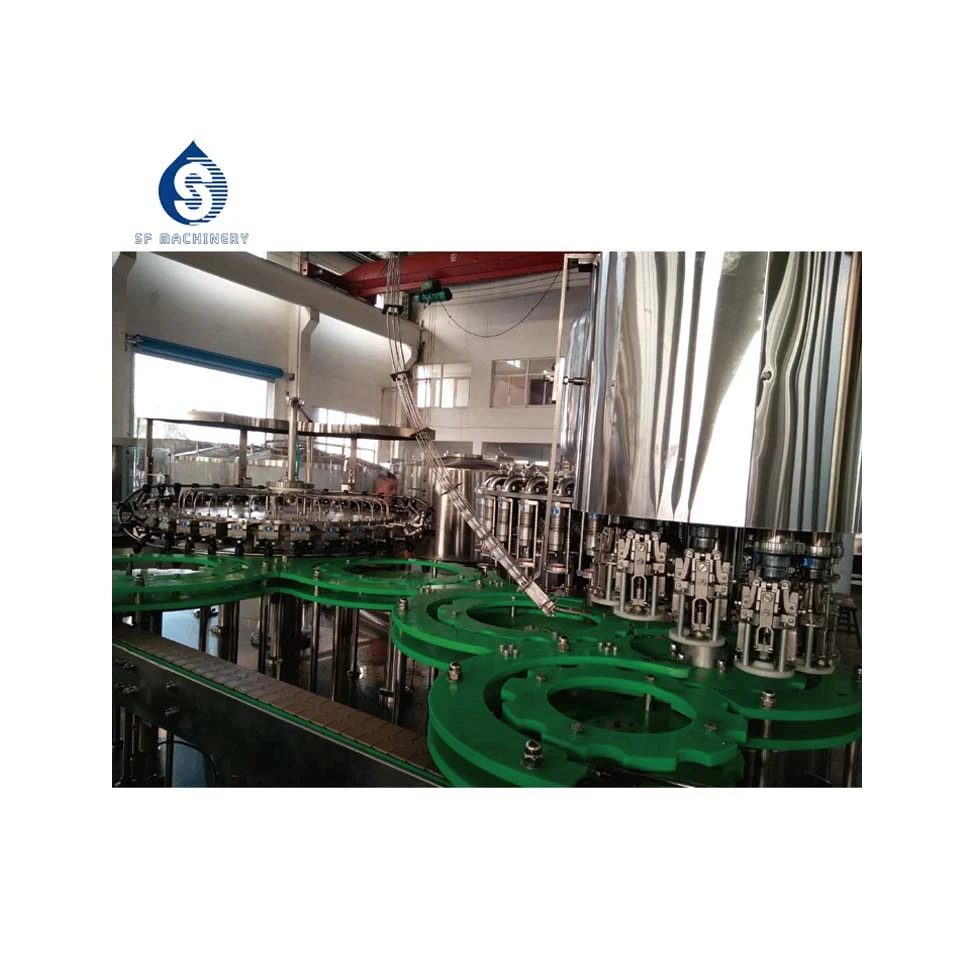 5000bph Automatic Spring Water Production Equipment System Bottling Carbonated Drinks Filling Machine Line