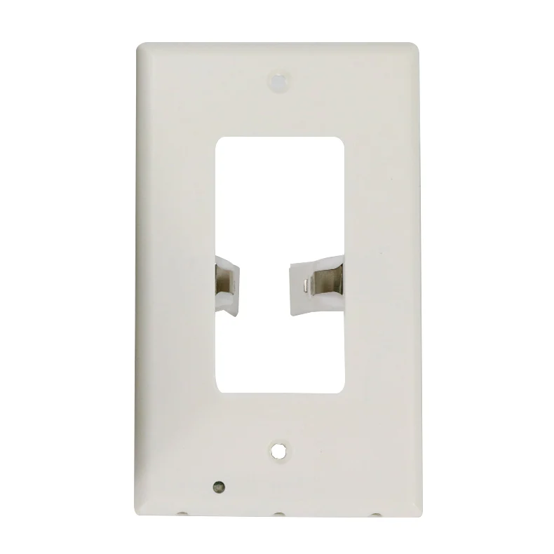 American retro white blank panel PP plastic panel switch socket panel with lightAmerican Standard certified Home night light