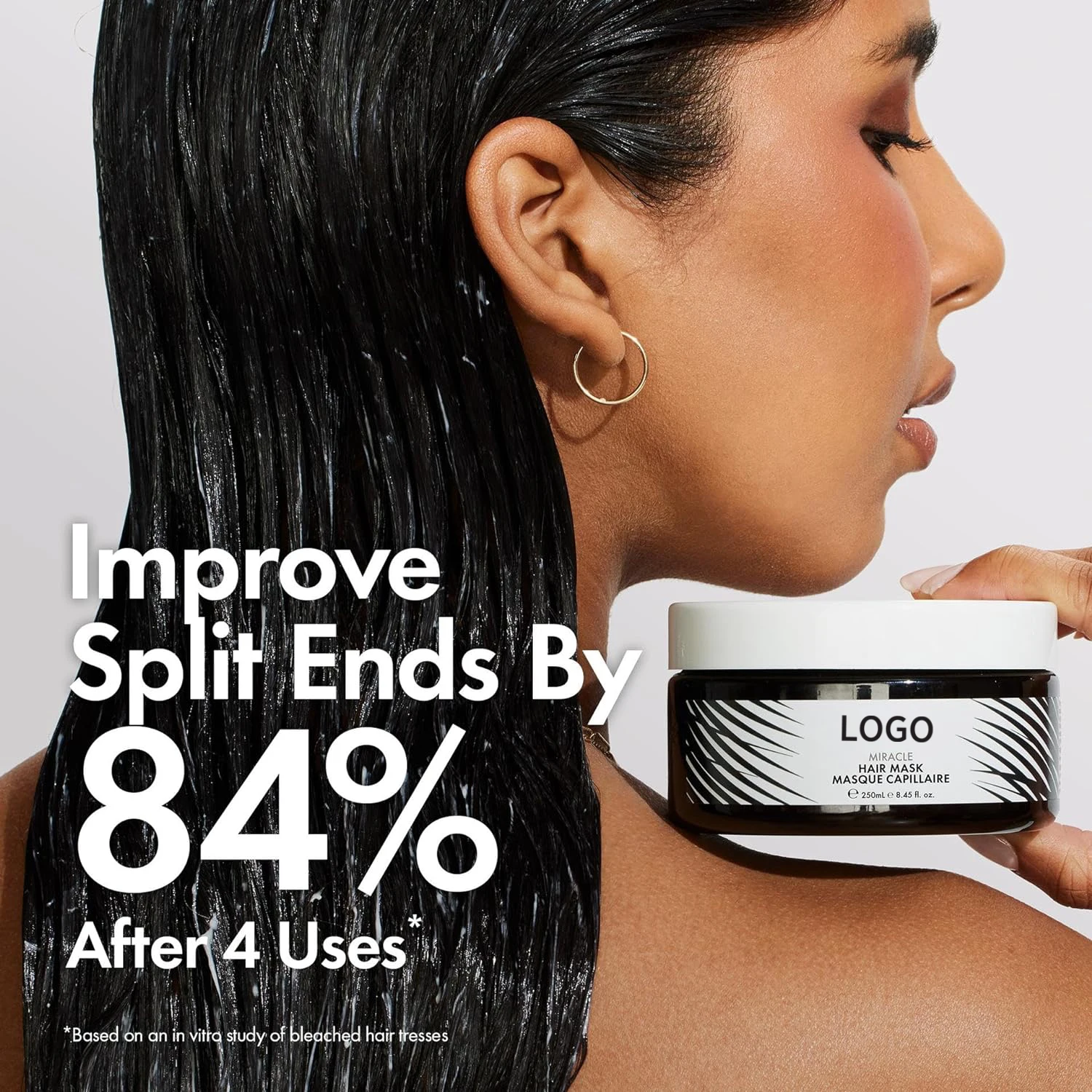 Private Label Deep Conditioner Hair Mask Restore Dry Damaged Hair Reduce Breakage Masque Strand Strengthening Repair Hair Mask