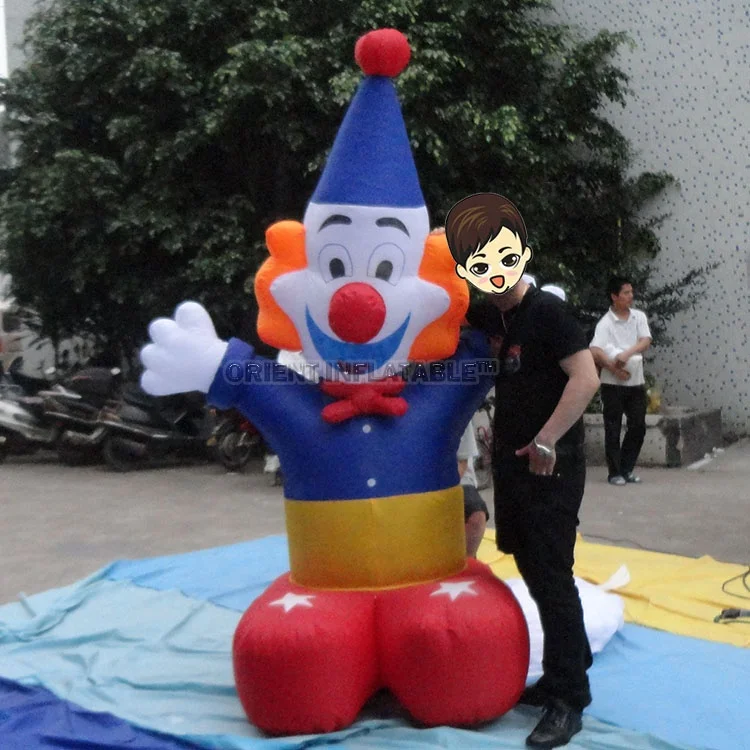 Orient Inflatables custom promotion clown man Inflatable cartoon figure circus inflatable character