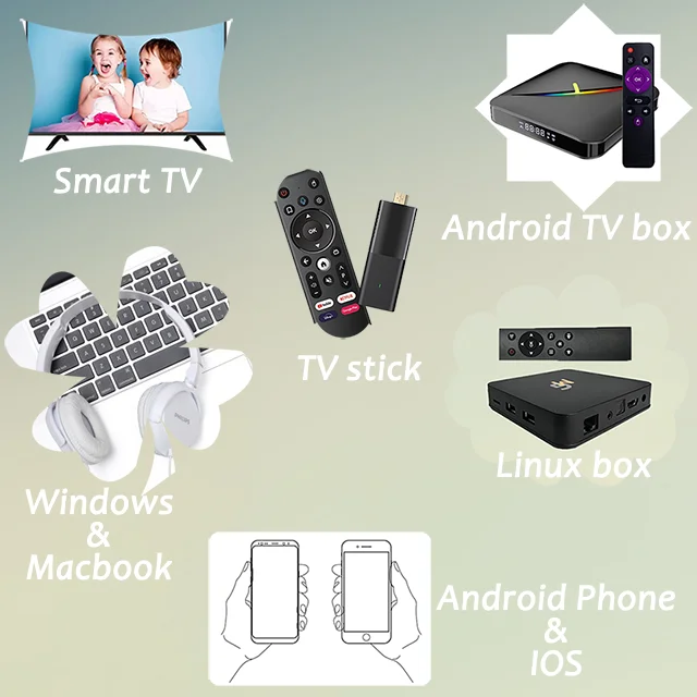 Retail for My TV pro Media Streaming for 4K Android TV box Provide Stal*ker 1/3/6/12months Set top box  smart tv box