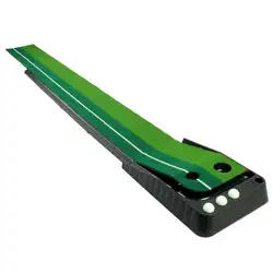 3/3.5m Indoor Golf Putter Trainer Set Golf Practice Putting Golf Mat Green Fairway   Trainer With Baffle Training Aids