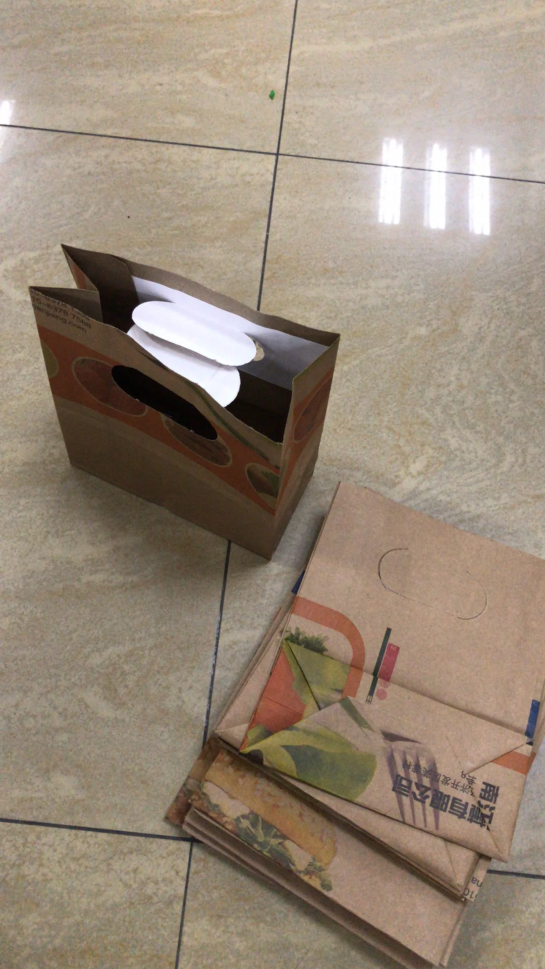 WFD-430 Fully Automatic Roll Fed paper shopping bag making machine with Twisted & Flat Handle