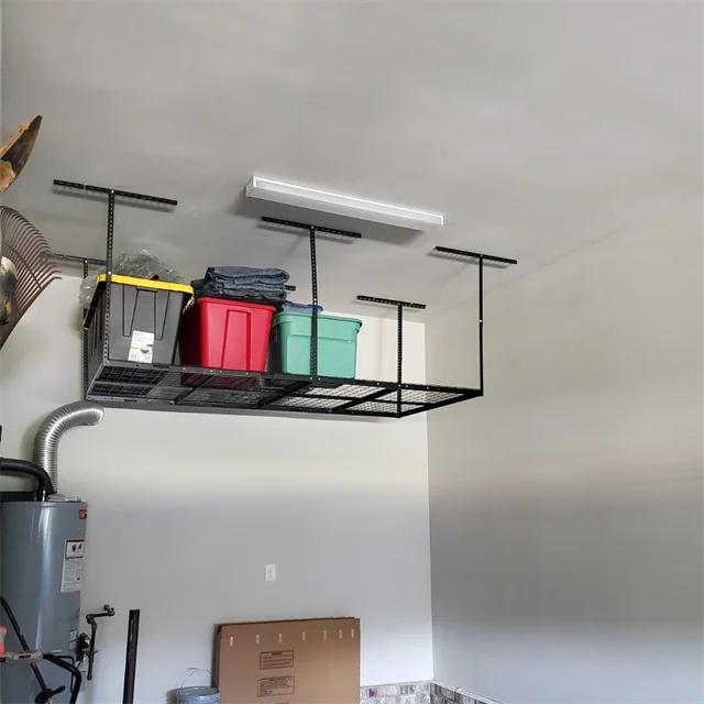 Wholesale Garage Ceiling Storage Rack Warehouse Rack Metal Frame Ceiling Shelf For Garage