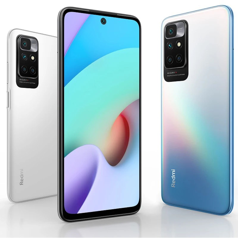 Оригинальные мобильные телефоны Xiaomi Redmi 10 50 МП четыре AI-камеры 90 Гц FHD дисплей Восьмиядерный MediaTek Helio G88