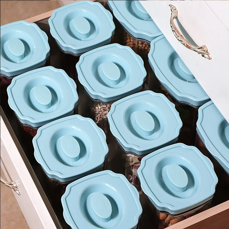New arrival Kitchen Panrty Organizers Airtight Plastic Cereal Container Food Storage Container Set