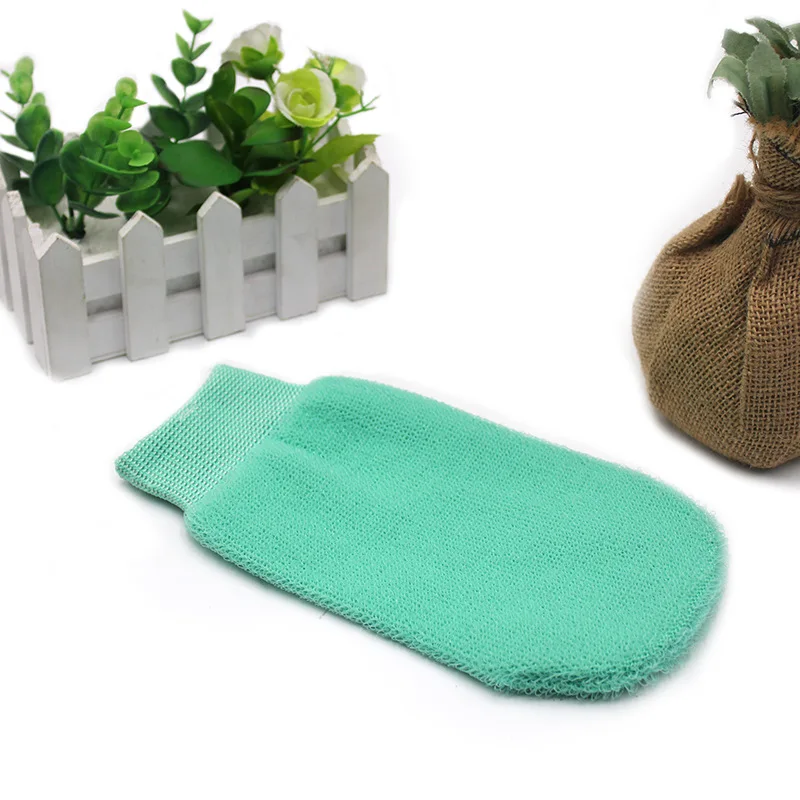 Customized Soft Cute Peeling Turkish Raw 100% Pure Raw Mulberry Exfoliating Scrub Glof Silk Exfoliating Body Bath Mitt