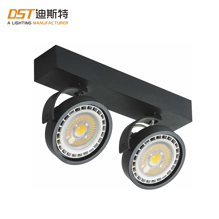 High Brightness Commercial Strong Heat Dissipation Aluminum Surface Mounted AR111 LED Spotlight