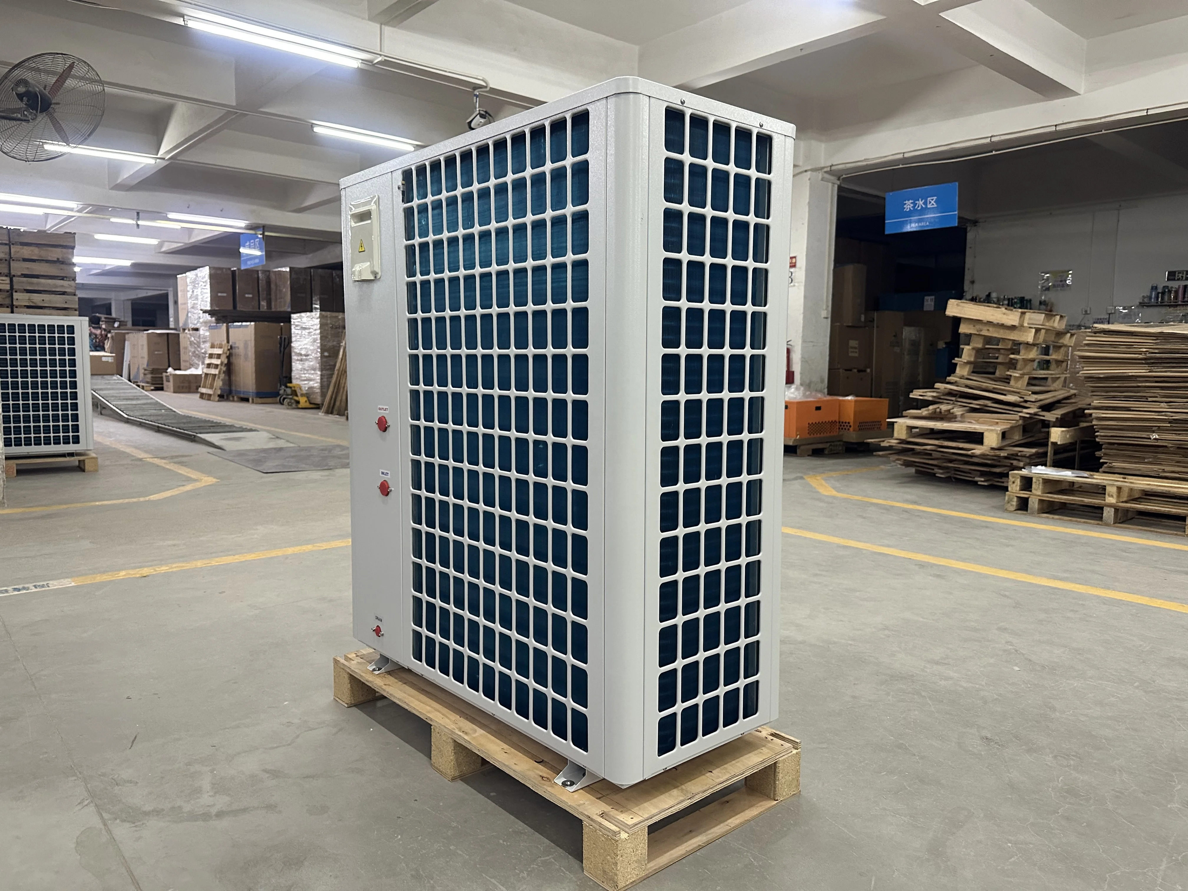 2024 20KW Swimming Pool Heat Pump Pana-sonic Mitsubishi Compressor Water Heater DC inverter R32 monoblock