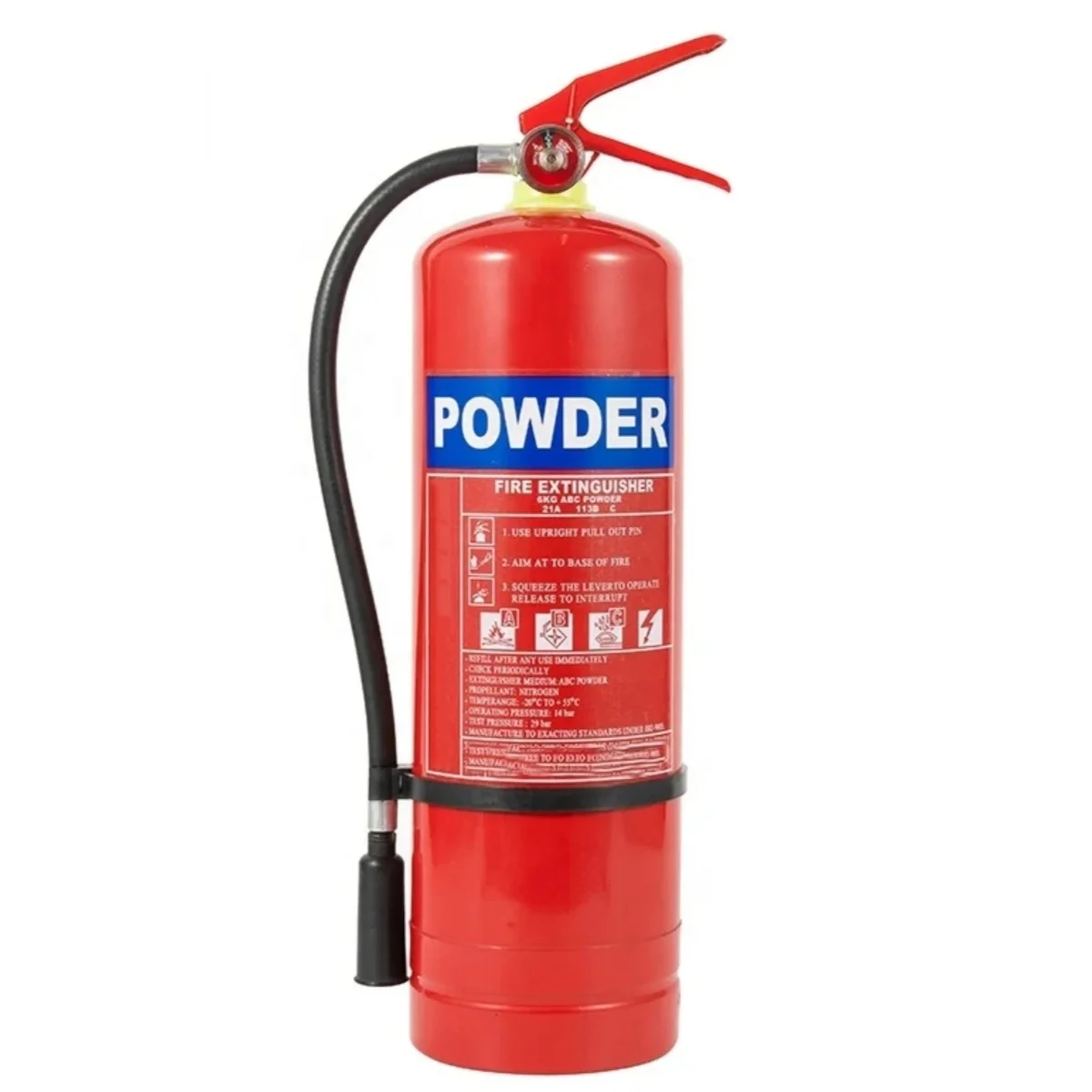 Wholesale Red Cylinder Dry Powder Extinguisher Fire Extinguisher Price Abc Powder Fire Extinguisher