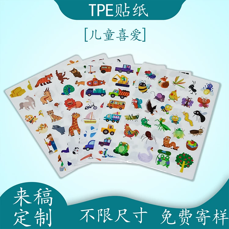 Phone Cartoon Stickers Custom Waterproof and reusable Decal sticker for Laptop cell phone Fridge Luggage Guitar