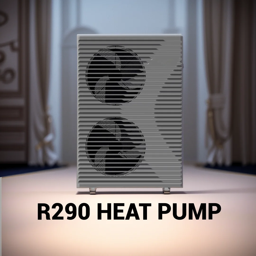 Poland Germnay Domestic Heat Pump Erp A+++ DC Inverters Evi 15kw R290 Monoblock  air to water heat pump for hotels