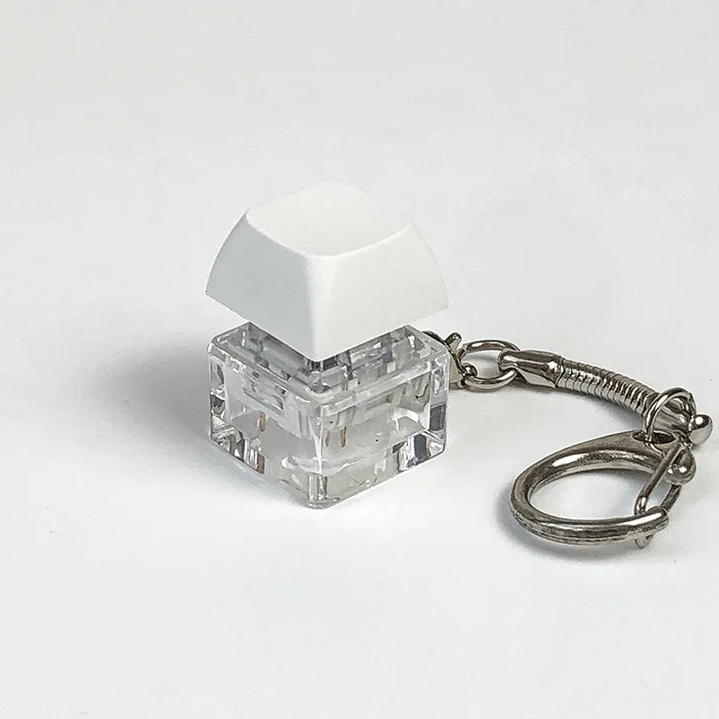Decompression Keychain Mechanical Keyboard Button Keyring Fingertip Key Cap Pendant Toy Juguetes con teclas de teclado