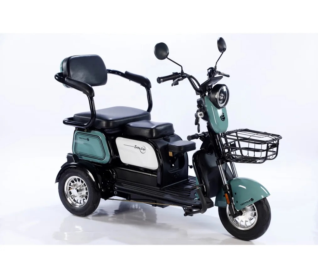 800W electric tricycle household small scooter three-seat adjustable electric tricycle electric tricycle turkey