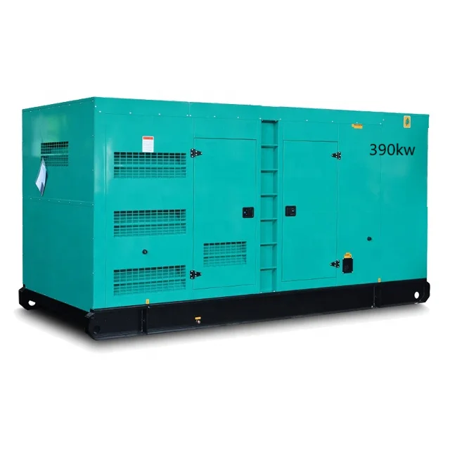 Prime/Standby Cummins engine 390kw 400kva silent diesel power generator QSNT-G3