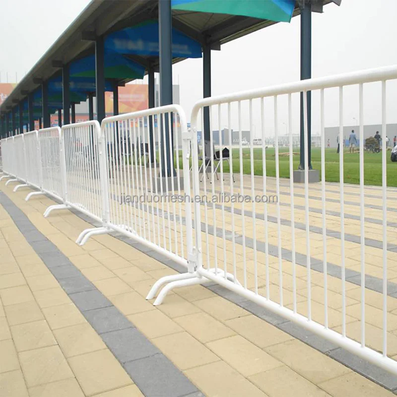 cross feet bridge foot crowd control barrier
