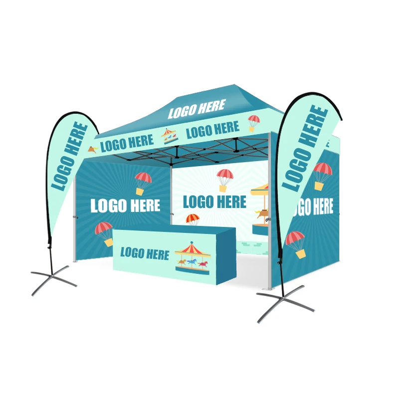 Manufacture high quality steel 3x3 foot custom outdoor printed pop up Marquee 10x10 Trade show sales roof tent canopi gazebo