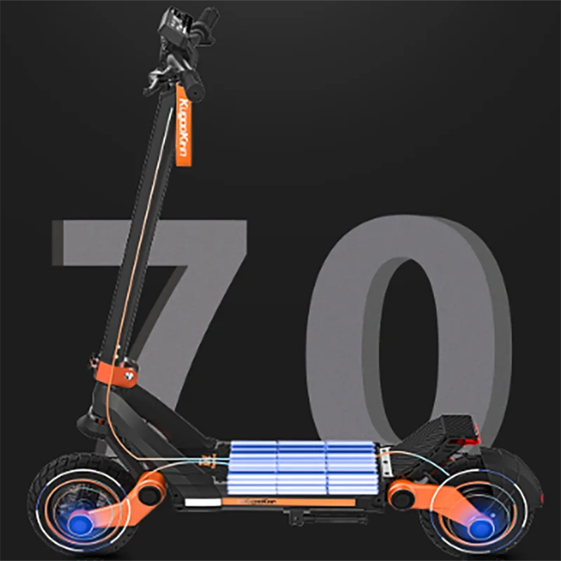 KugooKirin G3 2021 Новое поступление Европейский склад 70 км Супер долгий срок службы батареи электрический скутер 1200 Вт большой двигатель с сертификацией
