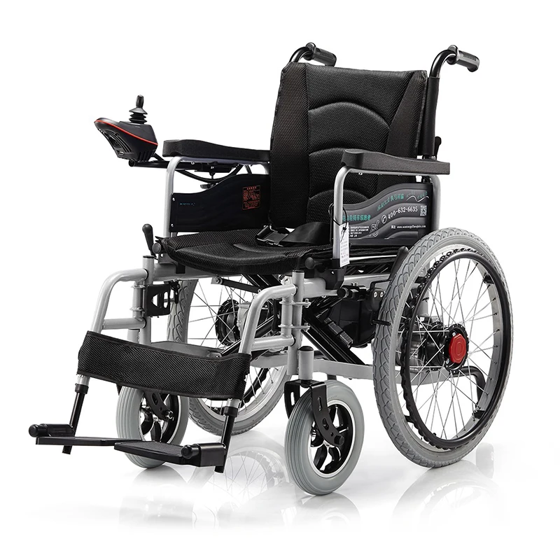 Power Chair Electric Foldable Wheelchair Mobility Wheel Chair with Joystick Controller
