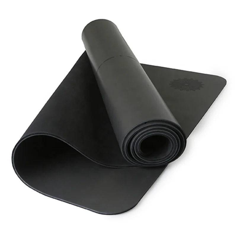 Прямая поставка, доступны индивидуальный дизайн, лазерная гравировка, 5 мм, 1830*680 мм, натуральный каучук, ПУ, коврики для йоги, полотенце