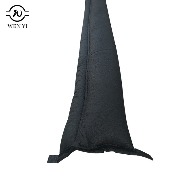 Quick absorbency quick dam flood barrier 10 feet with absorbing paper pads inside