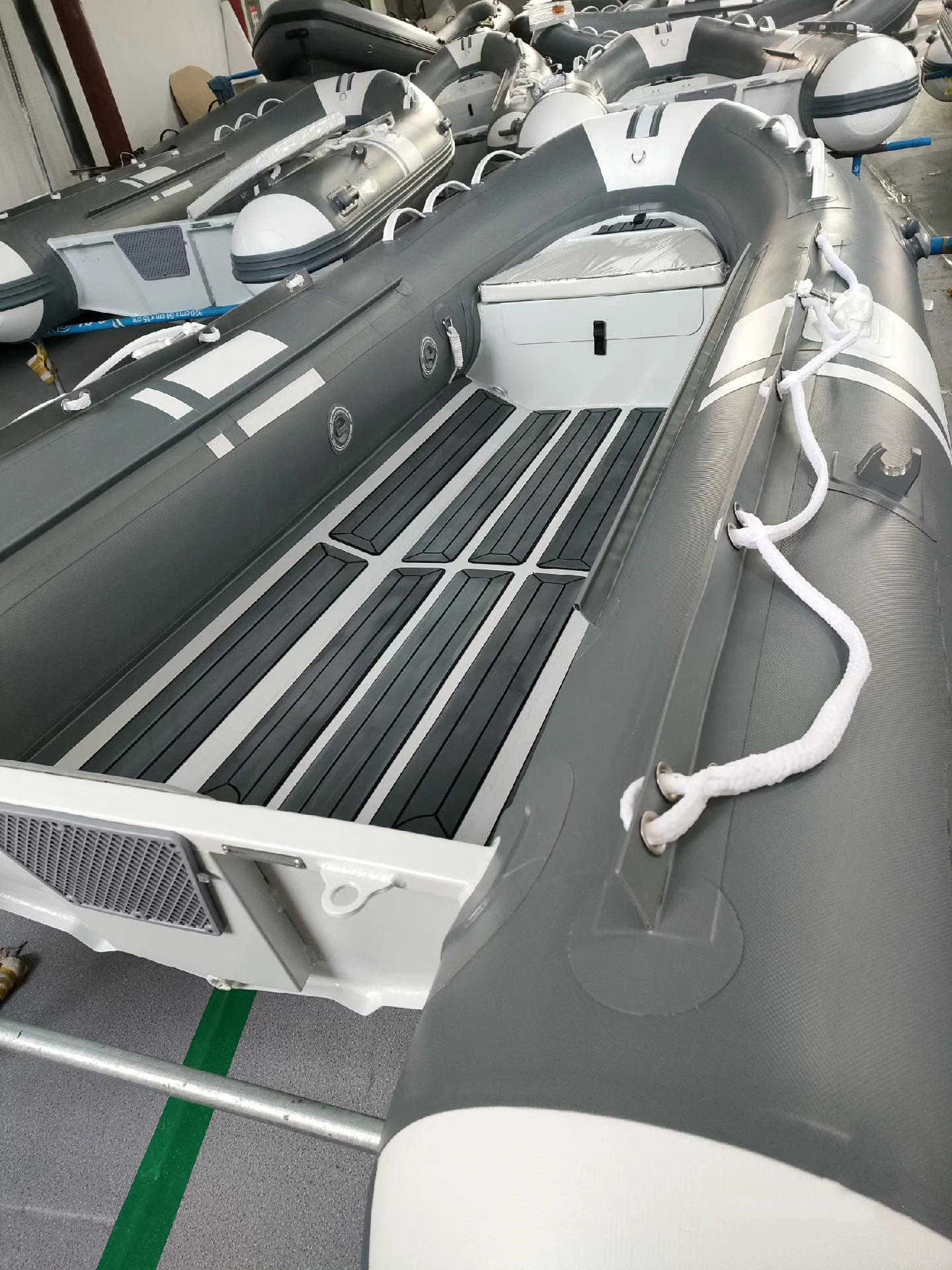 10ft 11ft 12ft Rhib 330 Double Hull Aluminum Rib Boat Hypalon/PVC Inflatable Rowing Boats for sale